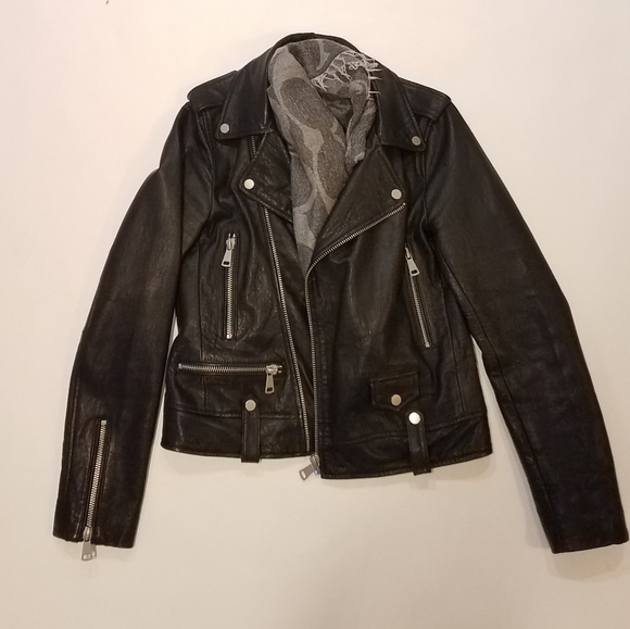 Coach Border Signature Shawl Black/Grey - Picture 11 of 11